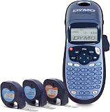 Dymo LetraTag LT-100H Label Maker Starter Kit 3 Tape Rolls White/Plastic view 9