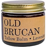 Old Brucan: Grass-fed Beef Tallow Balm | Organic Skin Care | Handmade Natural Lotion | 2 fl oz (Lavender)