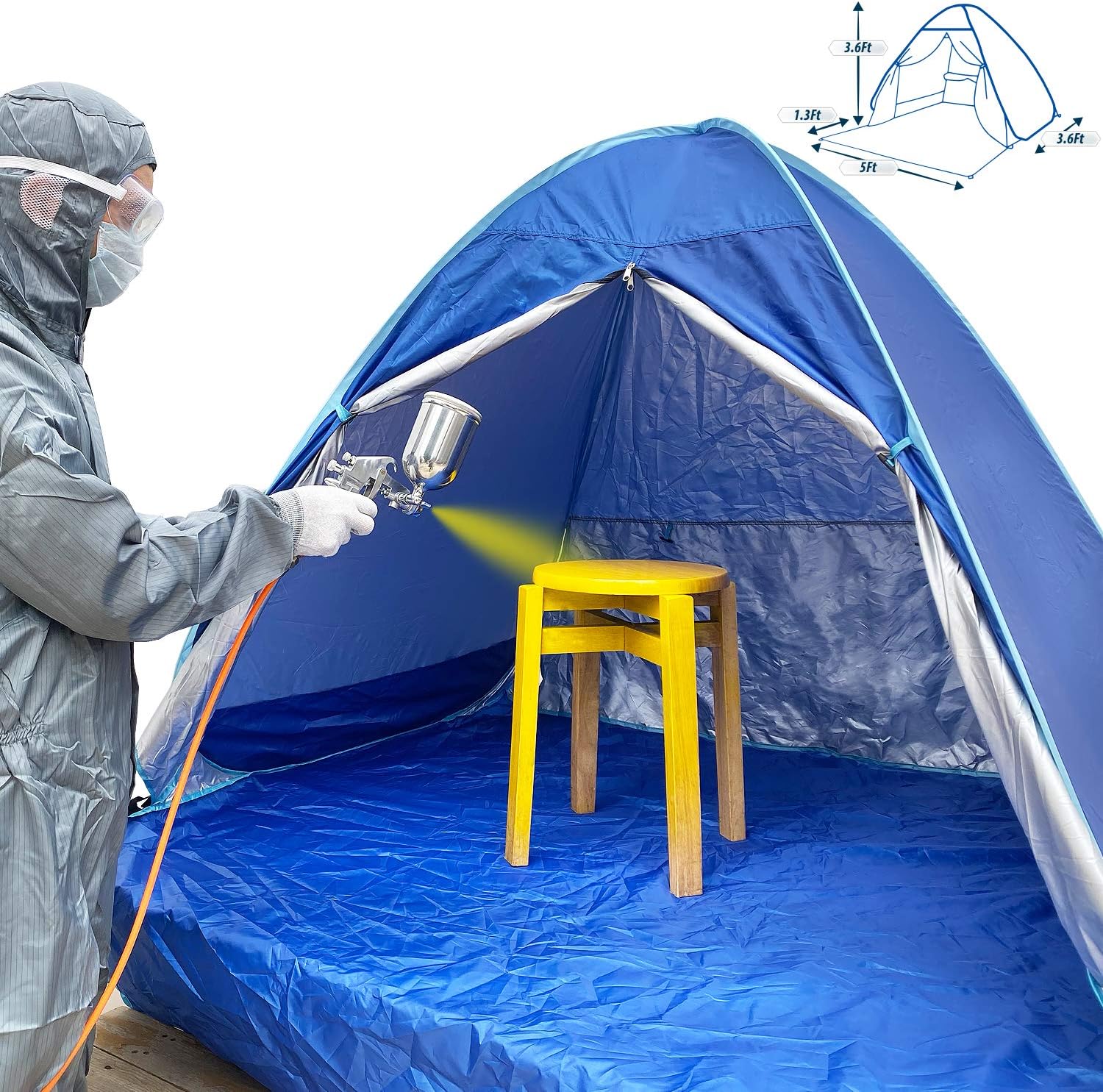 Sewinfla Spray shelter Portable Paint Booth Tent for DIY