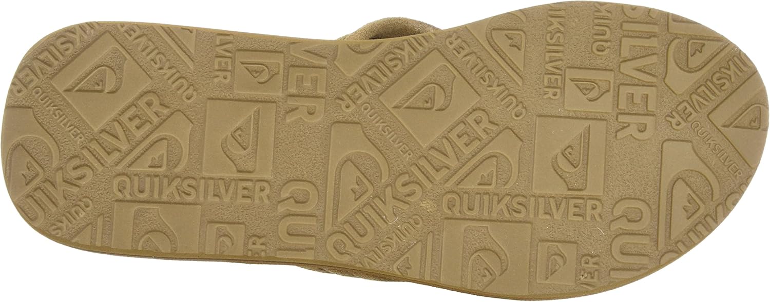 Quiksilver Men's Carver Suede 3-Point Flip Flop Sandal Athletic: Shoes