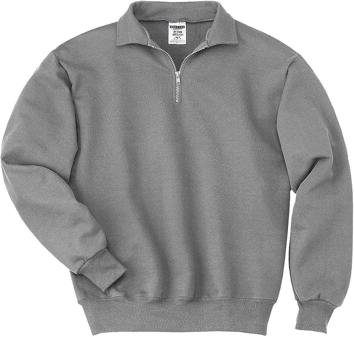 jerzees super sweats quarter zip
