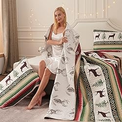 Quilt Set King Size Rustic Bedspread Coverlet King