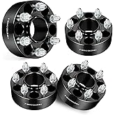 EVIL ENERGY 6x4.5 Wheel Spacers 2 inch Compatible with Nissan Frontier 2005-2022, 6x114.3 mm Hubcentric with Lip 6 Lugs 66.1 mm Hub Bore M12x1.25 Studs Black