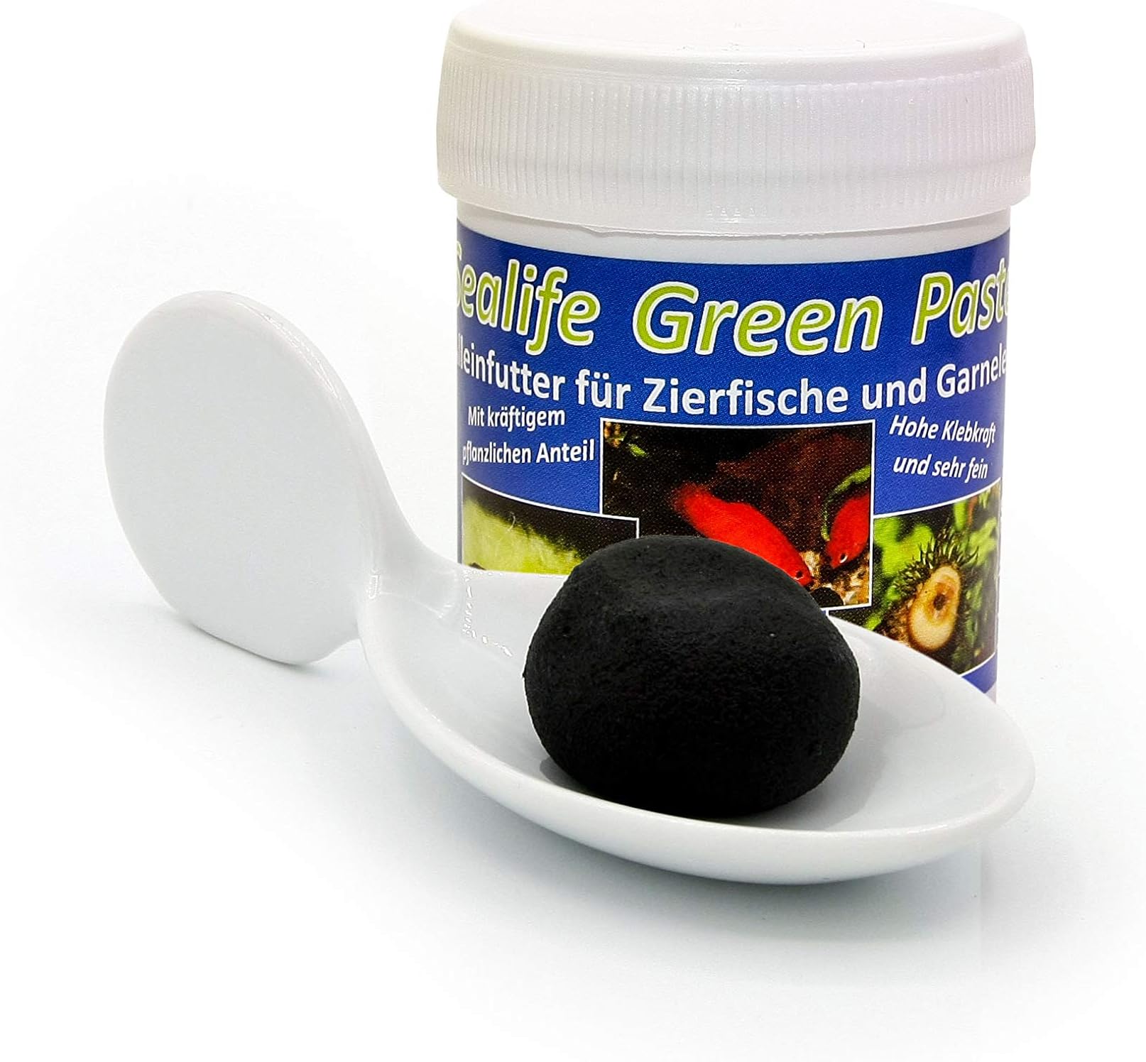 AQ4Aquaristik Sealife Green Paste 70g Shrimp & Fish Food Invertebrates