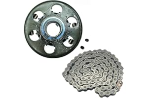 ‎BHABAGALUSHKI OZOZLINSH ZERO 250 LOUGFELTEY 14T Centrifugal Clutch and #420 Chain For Harbor Freight Predator 8HP 301cc Go Kart