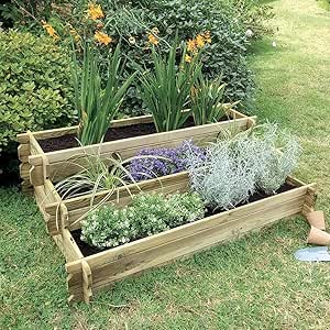 Forest HUERTO Urbano Madera Escalera Angelic 100 X 80 X H 36 CM ...