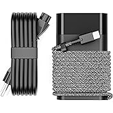 WZXHU Slim 65W USB C Laptop Charger Compatible with HP Spectre x360, Envy, Elitebook x360, Omnibook, Pavilion, Chromebook, Elite x2 Travel Type C Power Cord Ac Adapter