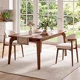 SinxkaanSolid Wood Rectangular Dining Table, Easy‑Assembly Kitchen Table | Sturdy Solid Wood Construction‑Premium solid‑wood frame ensures great stability,strong load‑bearing capacity.
