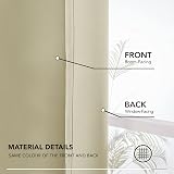 Deconovo Blackout Curtains Pencil Pleat Rod Pocket 2 Panels Orange Flame view 9