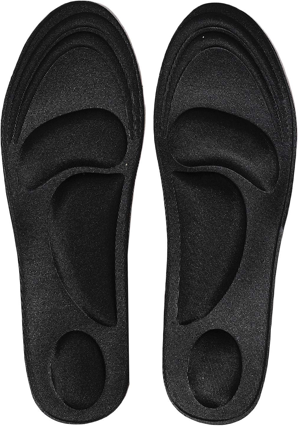 GTC Flat Feet Arch Support Orthotic Massage Shoe Insoles High Heels Sponge Anti Pain for Men and Women (712-119) Colour May Vary