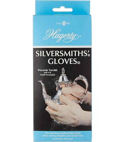 thumbnail image 2 of Town Talk Incredible Anti-Tarnish Silver Polishing Mitts – Pair, Dry Cloth Metal Polish, UK Made 2 of 5