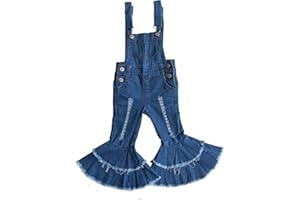 Yawoo Haan Little Girl Denim Overalls