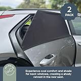 Dreambaby Car Window Shade 2 Pack Mesh Sun Protection Black view 2