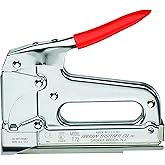 Arrow T72 Heavy Duty Wire and Cable Staple Gun, Manual Stapler for Installing Wiring for Telecommunications, Internet, and Co