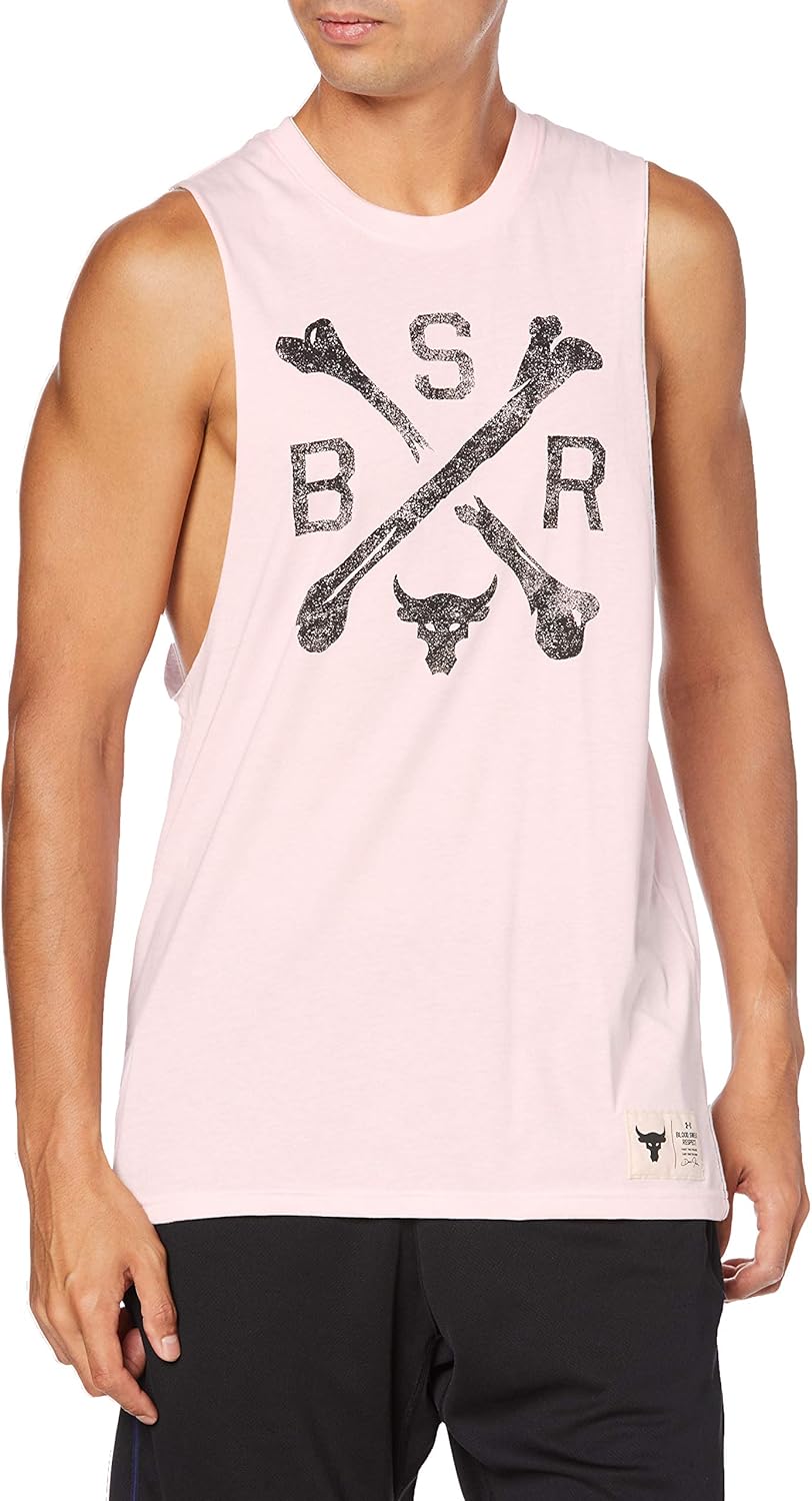 Under Armour Men's Project Rock B.s.r. CutOff TShirt Amazon.co.uk
