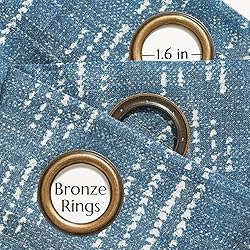 jinchan Boho Curtains Linen Curtains for Living