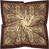 corciova XL 40x40 Satin Square – Oversized Silk-Feel Fashion Scarf for Women, Hair Wrap, Headband, Bandana, Neckwear