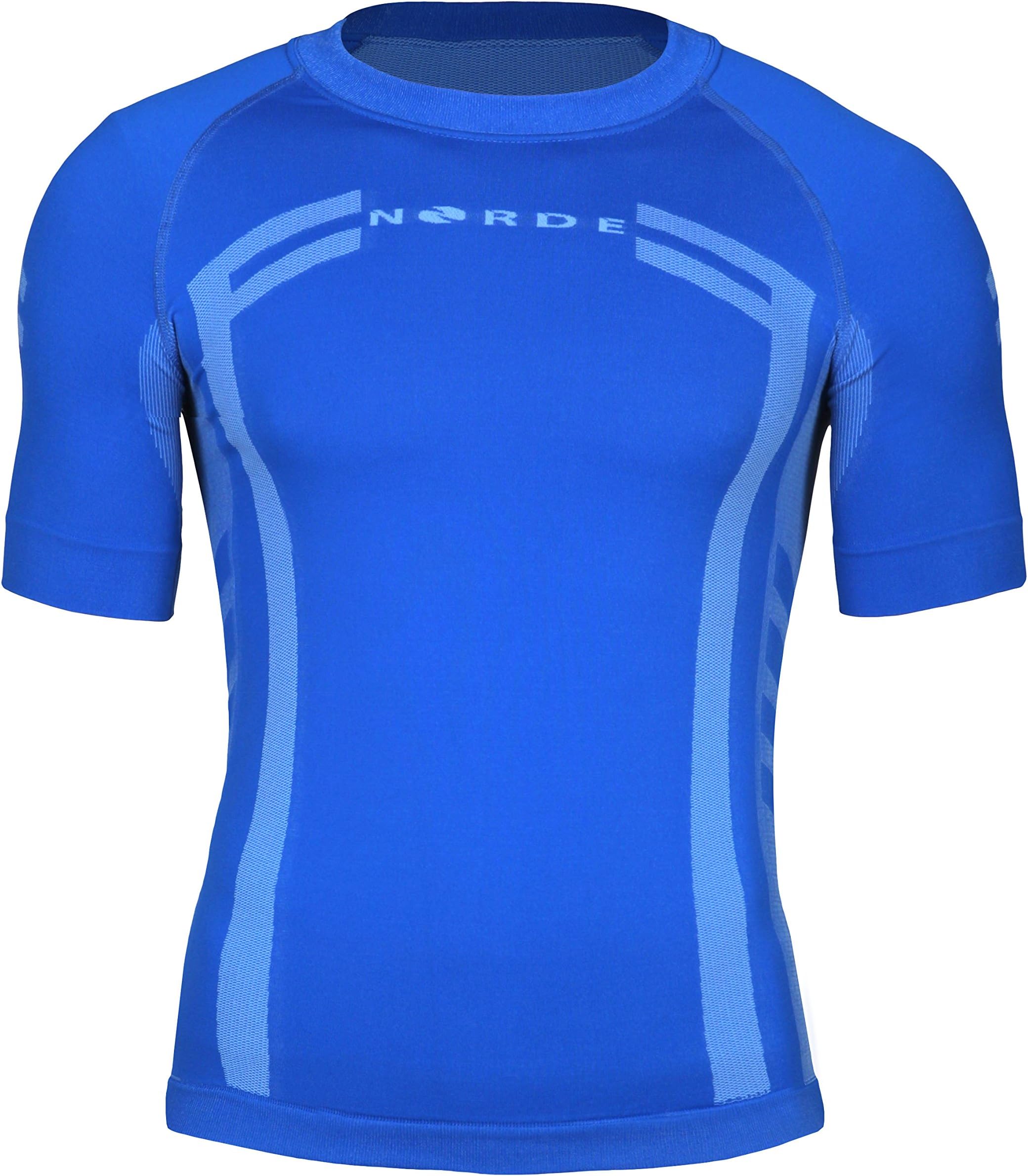 Norde Men's Functional Thermal Underwear Breathable Active Base Layer Short Sleeve Shirt