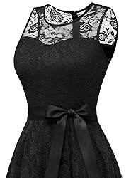 Dressystar Women's Floral Lace Short Bridesmaid