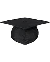 Newrara Unisex Matte Graduation Cap Only - Adjustable Elastic Band For High School, College, University
