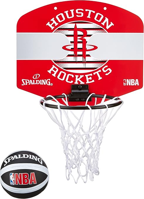 Spalding NBA Miniboard Houston Rockets 77-663Z Minicanasta, Unisex ...