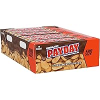 PayDay Chocolatey Peanut Caramel King Size bar, Chocolatey Payday (Pack of 18)