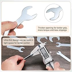 HARFINGTON 10pcs Small Wrench 24x120x2.3mm Metric