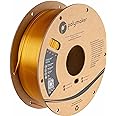 Polymaker PETG Filament 1.75mm, 1kg Strong PETG 3D Printer Filament Gold - PolyLite Shiny PETG Gold 3D Printing Filament 1.75mm, Dimensional Accuracy +/- 0.03mm, Print with Most 3D Printers