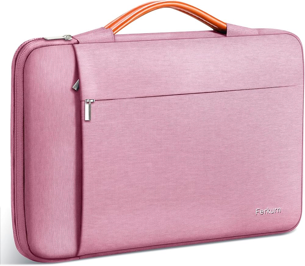 Ferkurn 14 Inch Laptop Case Sleeve Pink for MacBook Pro & More