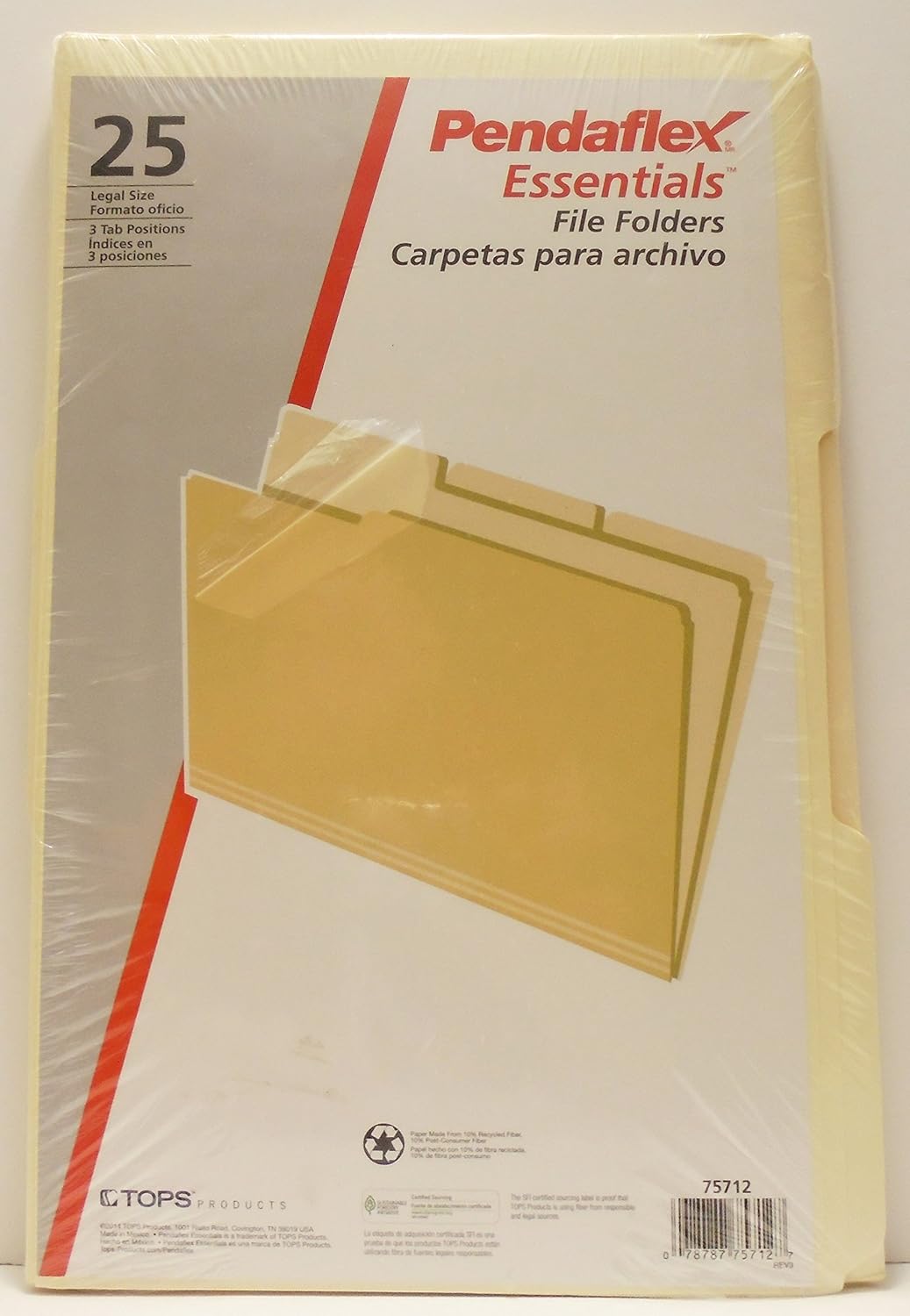 File Folders, 25 Legal Size Office Products