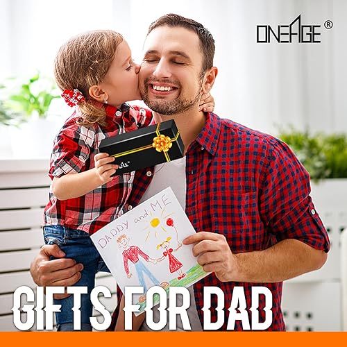 ONEAGE Gifts for Dad, BEST DAD EVER Pocket Knife, Dad Gifts for