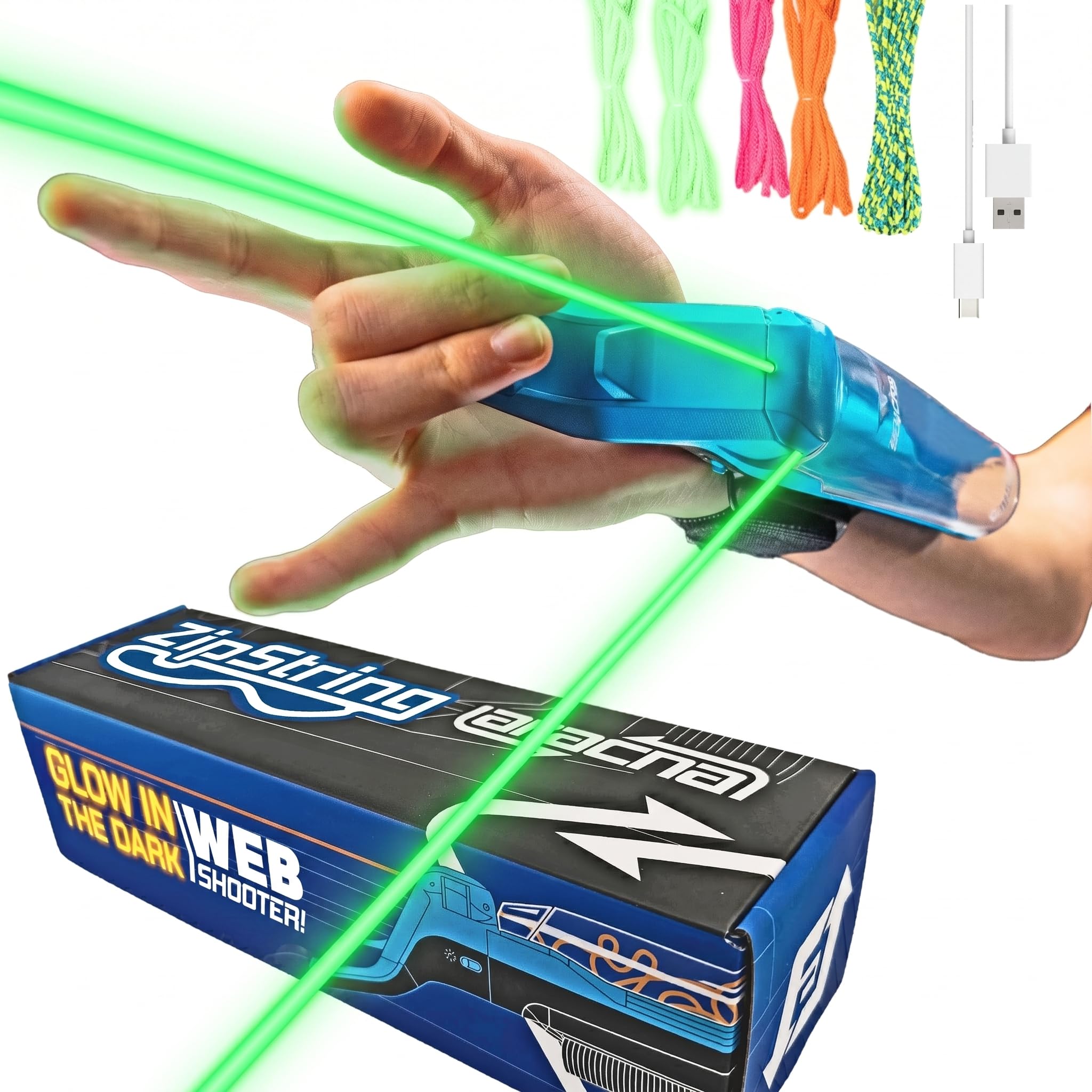 Toy With String Mua ZipString – Handheld String Launcher Toy – Viral Fidget Toy for ...