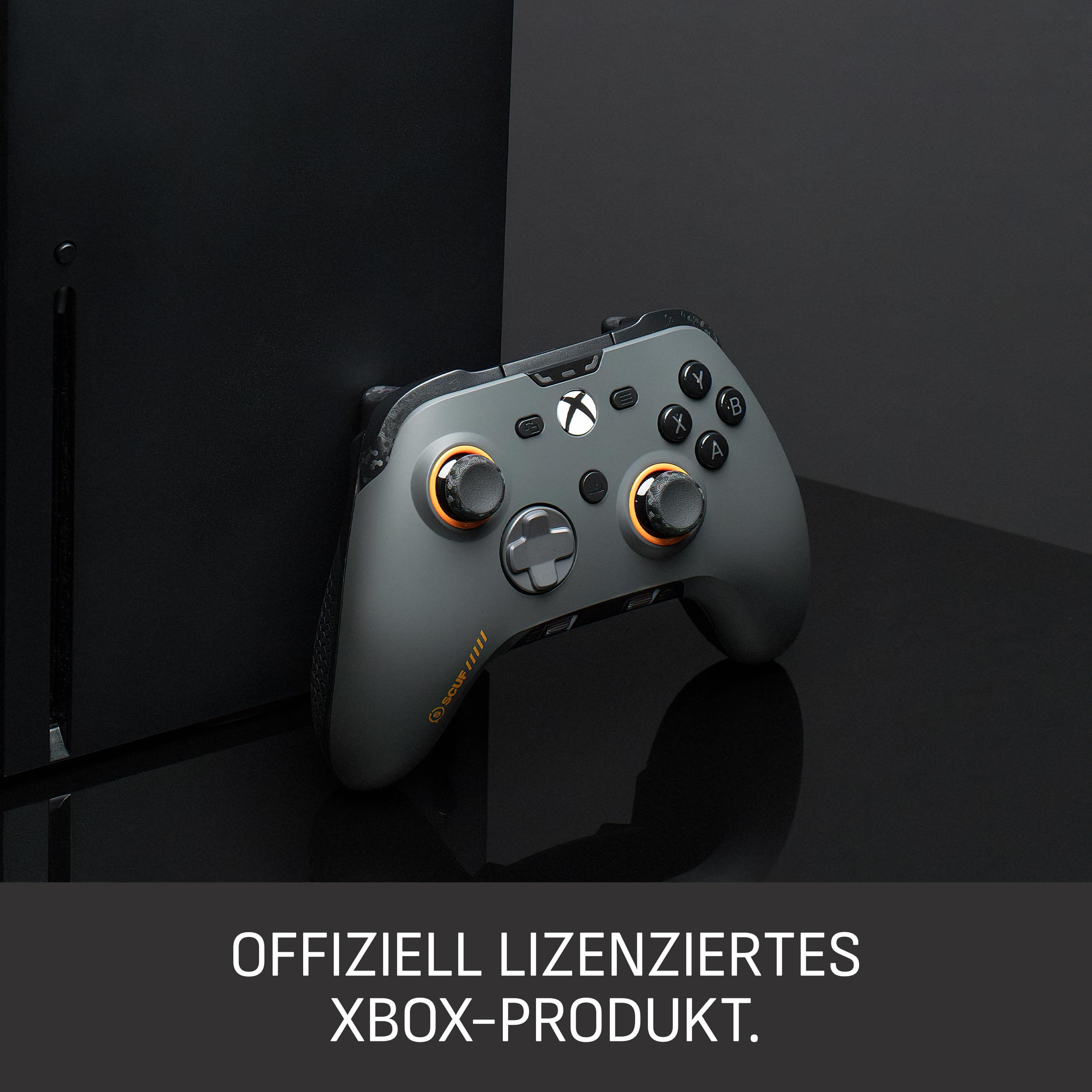 SCUF VALOR PRO Xbox-Performance-Controller mit Kabel – Anpassbare Rücken-Paddles, Sofort-Triggern, Hall-Effekt-Daumenstifte, Audio-Steuerungen, Xbox Series X|S, Xbox One, Windows PC – Stahl Grau 7