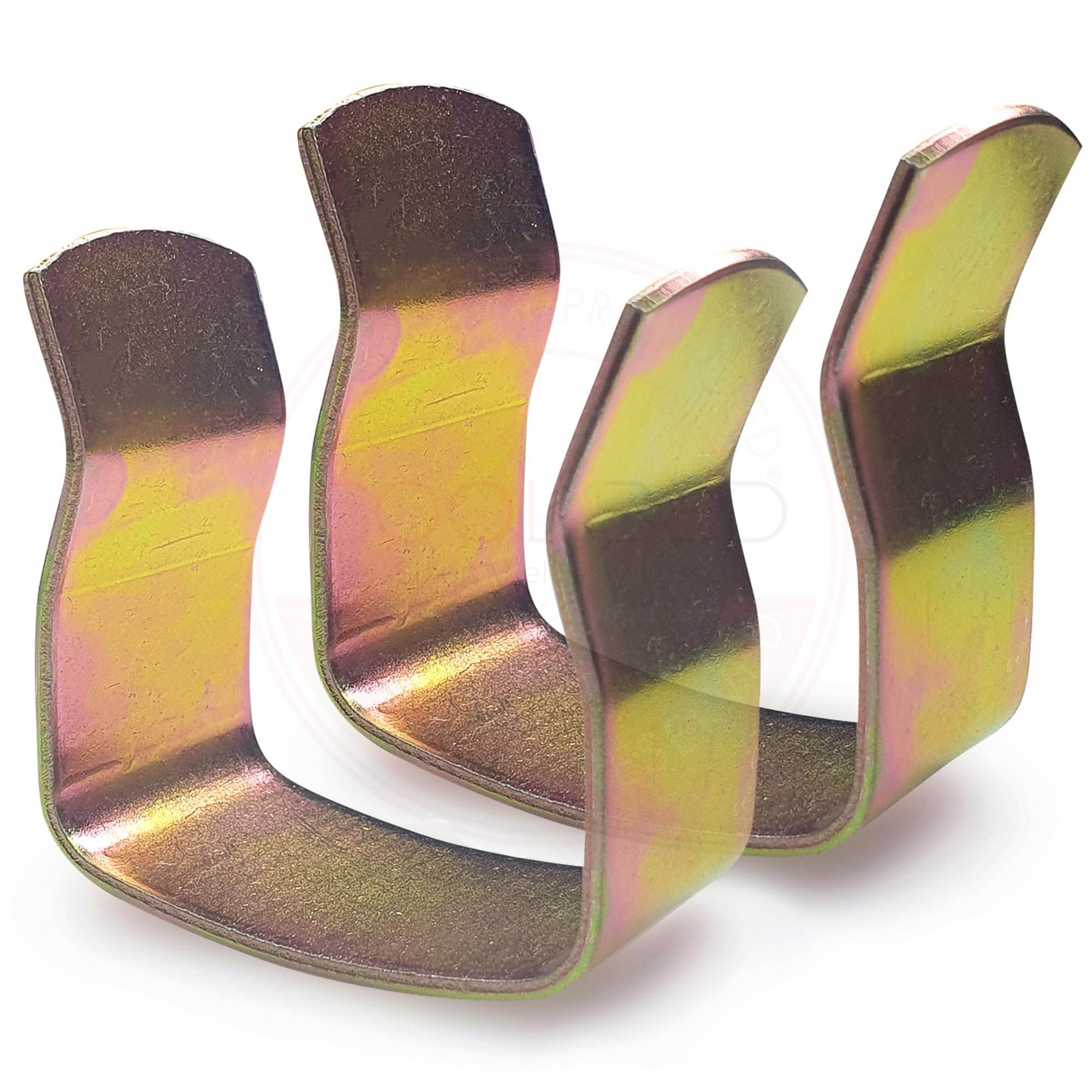 COOL BED 2 X Metal U Clips for Joining Divan Bed Bases or Ottoman Bed Bases (2 x Metal U Clips)