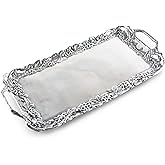 Arthur Court Designs Metal Aluminum Grape Decorative Serve Ware Serving Tray/Platter 21 inch x 10 inch