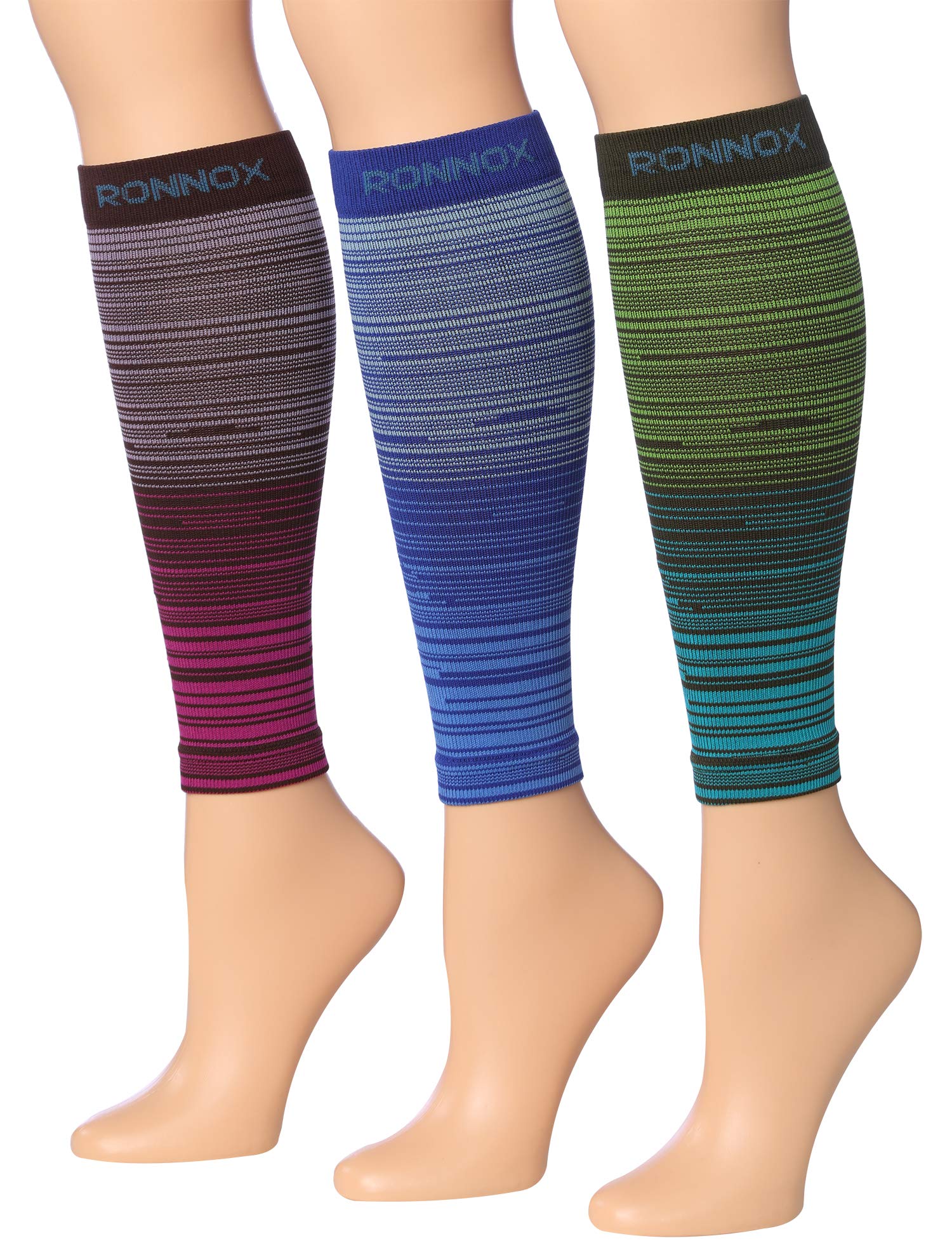 RONNOX Women's 3-Pairs Bright Colored Calf
