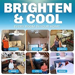 Bell+Howell Socket Breeze Socket Fan Light with