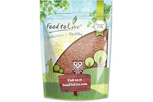 Brown Flax Seeds, 2 Pounds – Raw Whole Flaxseed, Kosher, Vegan, Bulk. High Dietary Fiber Food. Rich in Omega-3 Fats. Great fo