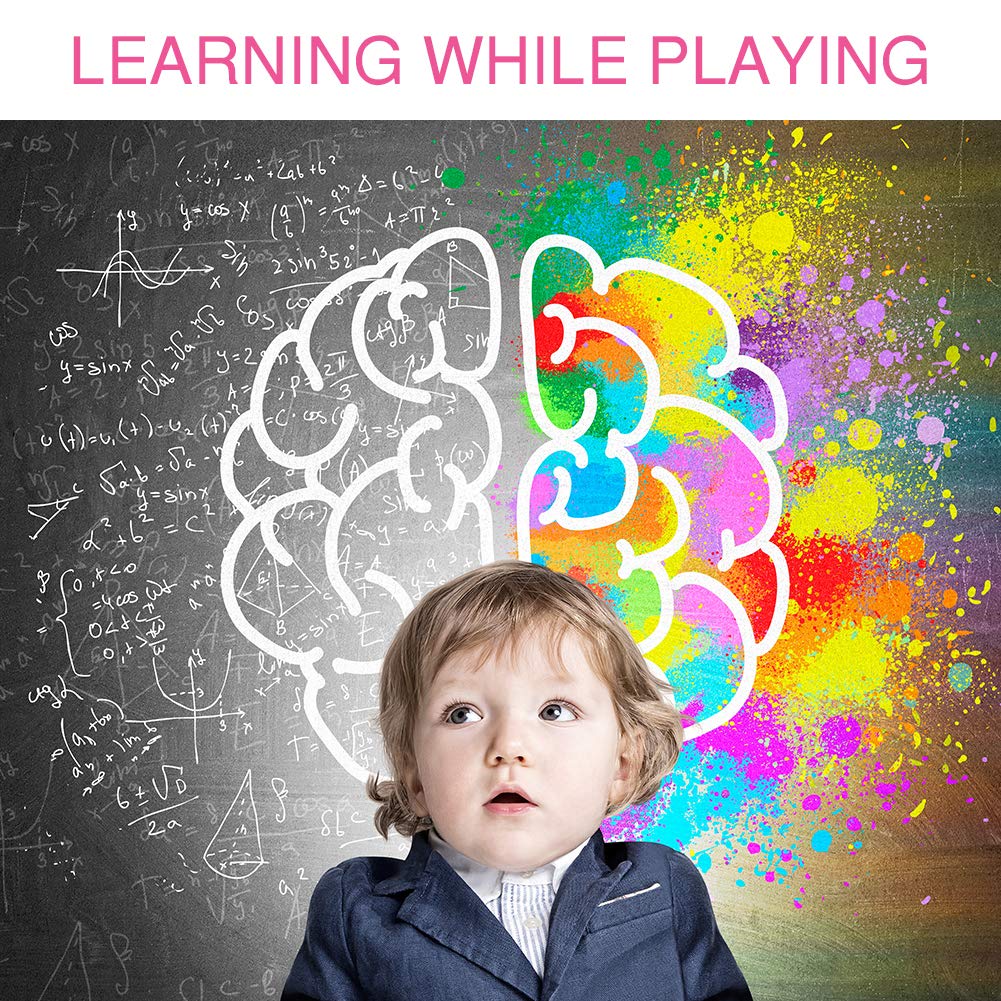 Dragon Touch Y88X Plus Kids Tablet, Android 7.1 inch IPS Display 1GB Ram 8GB Rom Kidoz & Google Play Pre-Installed with Case (Pink)