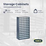 Raaco RAA137393 Parts Storage Organiser Blue Transparent 48 Drawers Steel PP view 4