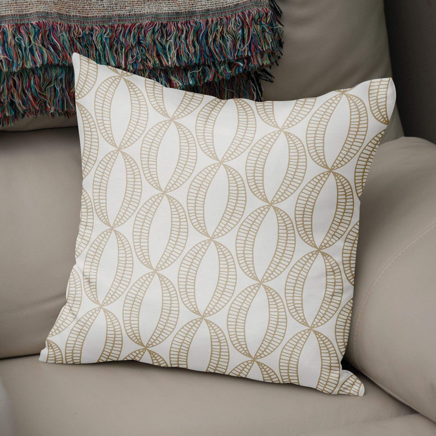 Bonamaison Decorative Cushion Cover Random Pattern, Throw Pillow Covers, Home Decorative Pillowcases for Livingroom, Sofa, Bedroom, Size:43X43 Cm - Designed and Manufactured in Turkey