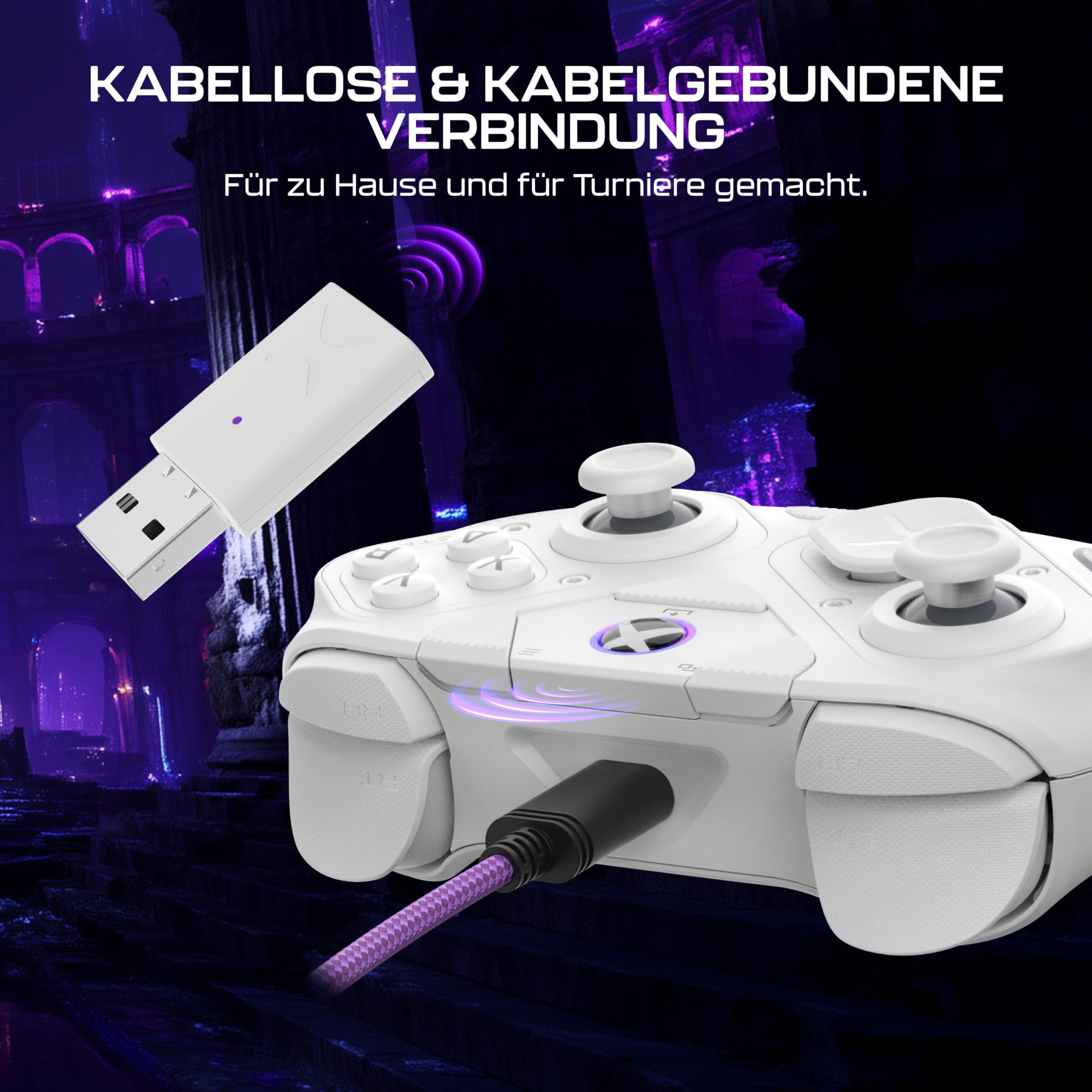 Turtle Beach Victrix Pro BFG Reloaded Wireless Modular Xbox Controller Weiß - Offiziell Lizenziert von Xbox 7