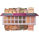 LAURA GELLER NEW YORK Laura's Essentials Eclectic & Elegant Eyeshadow and Face Palette - Includes Eyeshadows, Blush, and Highlighter for Easy Full Face Makeup For Mature Skin and All Skin Tones