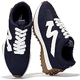 Project Cloud Trendy Fashion Sneakers for Women 2026 - Memory Foam and Non-Slip Comfortable Casual Ladies Shoes for Womens Fashion Sneakers - Lightweight Lace-up Shoes (Lecco)