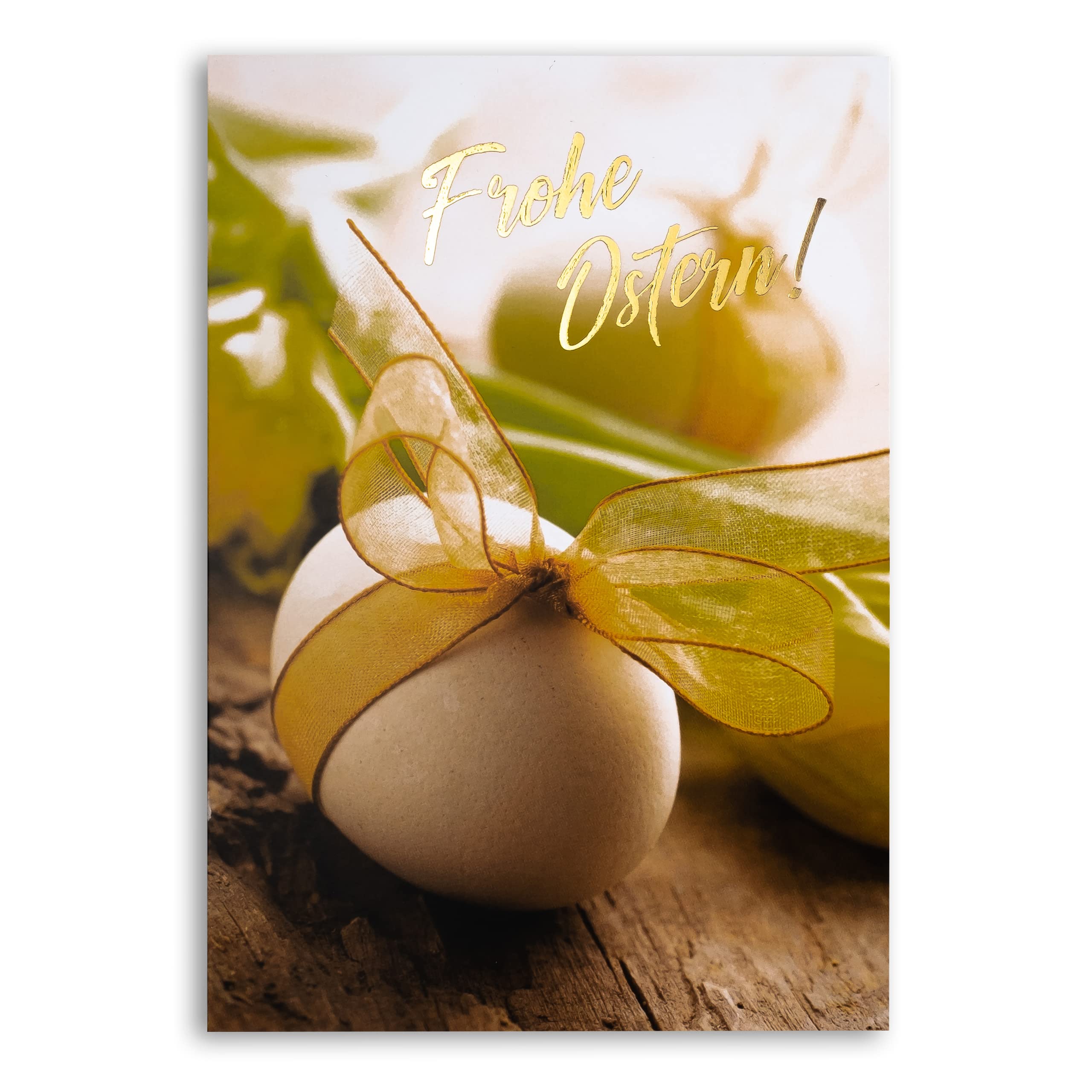 Art Nuvo NUVO Exclusive Easter Cards No. 2 Set of 10 Cards 120 x 170 mm with Gold-Plated Writing and White Envelopes EE102