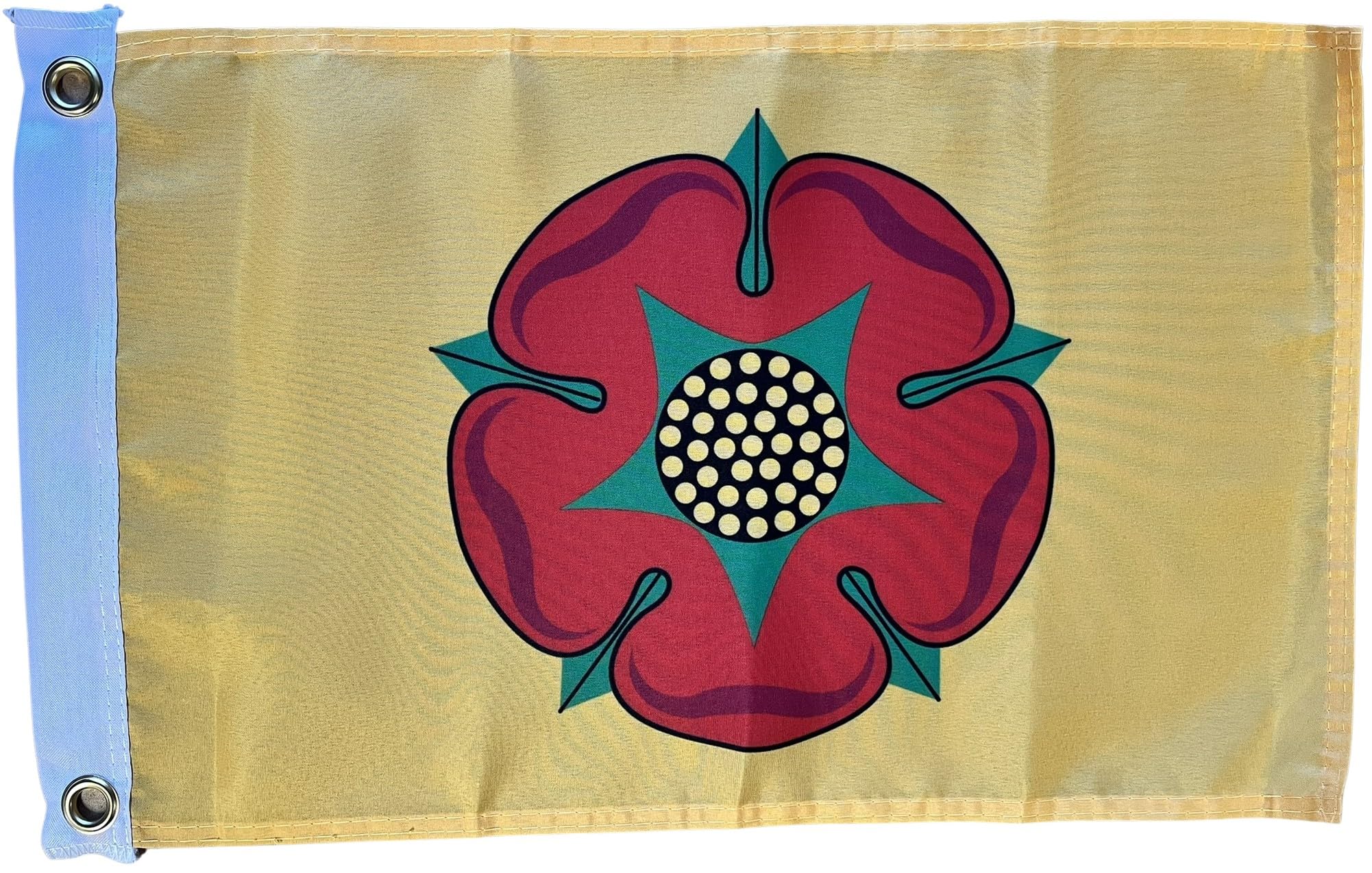NWFlags Lancashire Flag 17" x 11" 75d Premium Polyester | Polyester 1.5x1 foot material flag with 2 Eyelets
