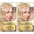 L'Oreal Paris Superior Preference Luminous Fade-Defying Permanent Hair Color, Hair Dye For Up to 9 Weeks of Radiance, Lightest Ash Blonde 9.5A, 1 Hair Dye Kit (Pack of 2)