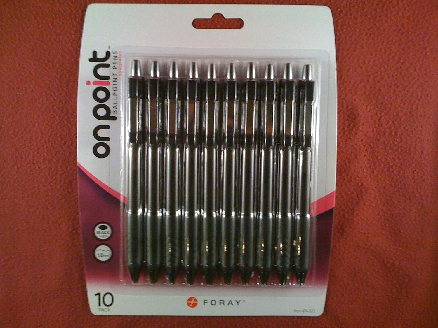Foray Onpoint Ballpoint Pens Black Ink 1.0 Amazon.ca Office Products