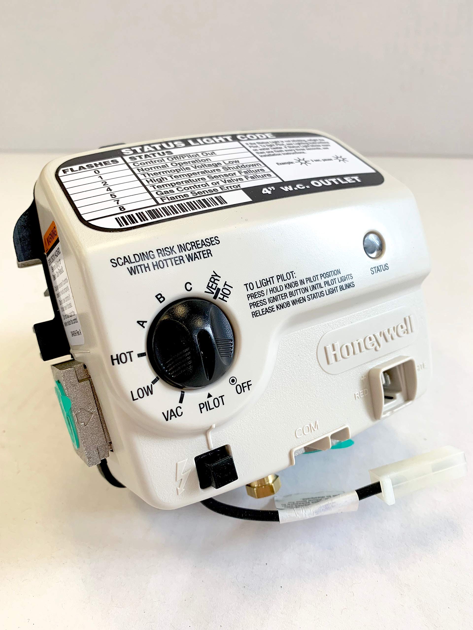 ao smith water heater gas valve