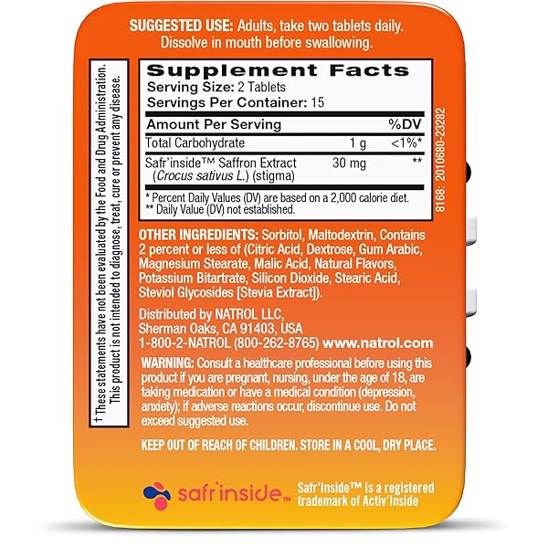 NATROL QUICK BALANCE HAPPY MINTS, OCCASIONAL STRESS RELIEF SUPPLEMENT, 30 MINTS, 15 DAY SUPPLY